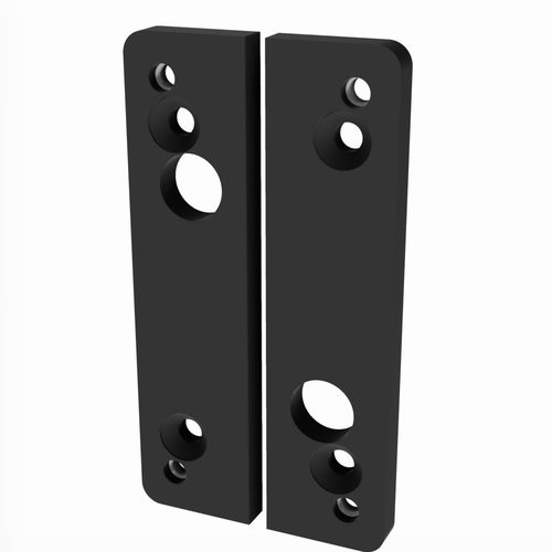 Bisagra invisible - N2237 - trimat srl - de tecnopolímero / atornillable / de nailon negro
