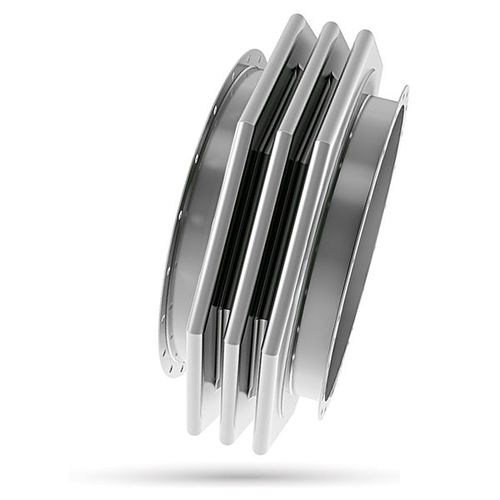 Compensador de dilatación de metal - BM-HW - BIKAR - redondo / con brida / axial