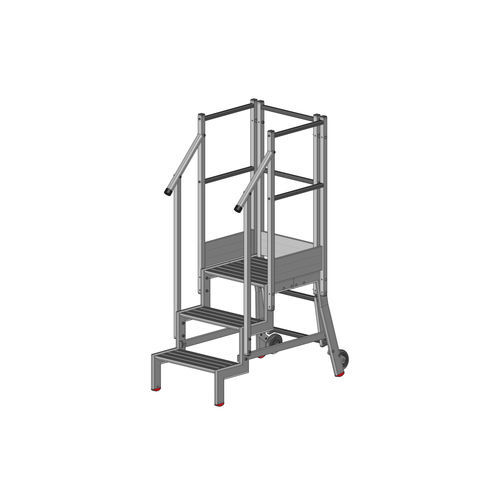 Escalera de tijera de aluminio - F05038000 series - FORTAL