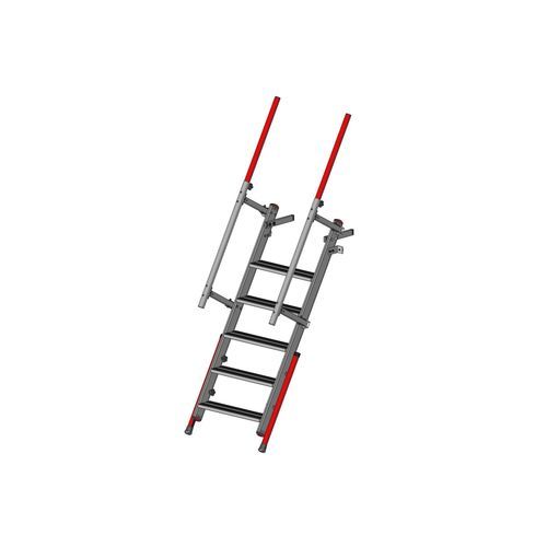Escalera de aluminio - F808100010 - FORTAL - telescópica / de seguridad