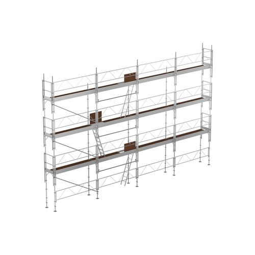 Andamio fijo - FORTALU 750 - FORTAL - de fachada / modular