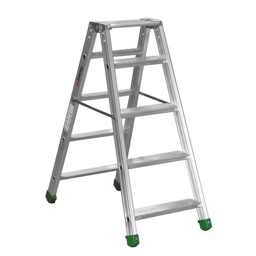 Escalera de tijera de aluminio - F05091000 series - FORTAL - 7 peldaños