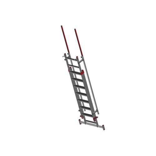 Escalera de aluminio - F090169 series - FORTAL - telescópica