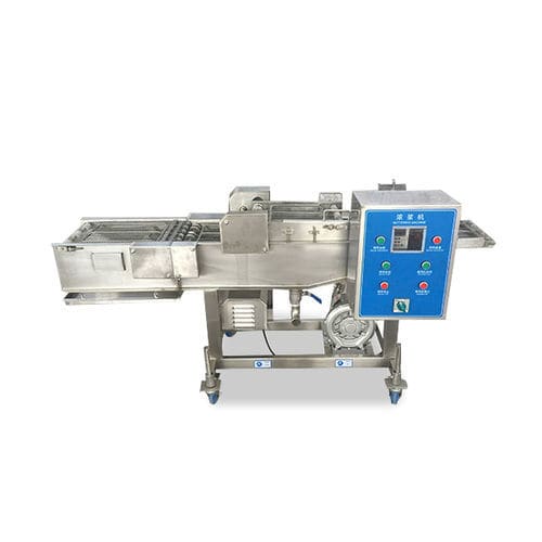 Rebozadora-empanadora automática - NJJ-300 - Bokang Machinery - de carne / de hortalizas