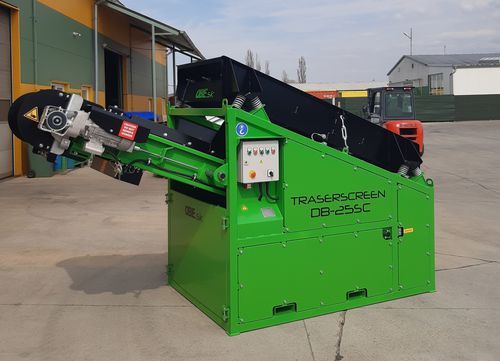 Criba para obra de construcción - DB-25s - dbe.sk - móvil / vibratoria / para productos a granel