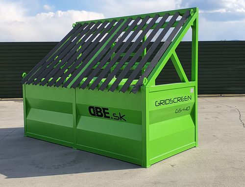 Criba para obra de construcción - GS-40 - dbe.sk - móvil / para productos a granel / compacta