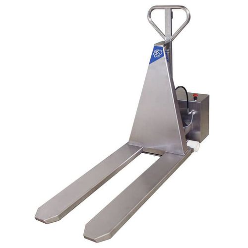 Transpaleta de tijera - BADA TMS-80E - BADA MATERIAL HANDLING - eléctrica / manual / de transporte