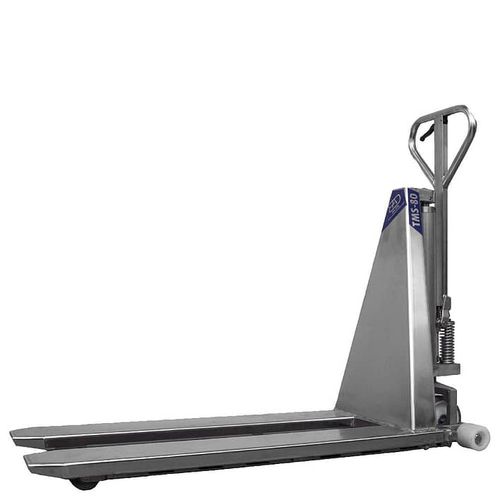 Transpaleta de tijera - BADA TMS-80 - BADA MATERIAL HANDLING - manual / con operador a pie / de transporte