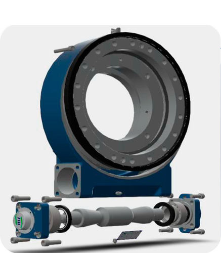 Sistema de arrastre giratorio con corona giratoria - Tecma Drive - de tornillo sin fin / movimiento combinado / para seguidor solar