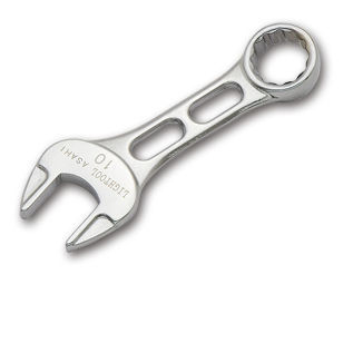 Llave mixta con mango corto - LCWU series - Asahi Metal Industry Co.,Ltd - de cromo