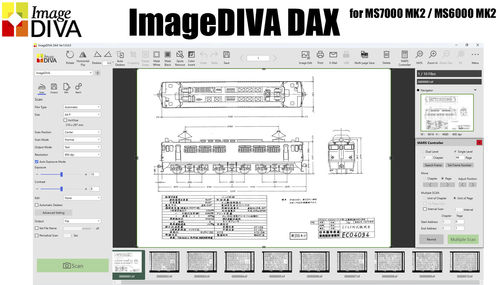 Software para escaneado - ImageDIVA DAX - Kyokko Seiko Co., Ltd - de visualización / adquisición de imágenes / de imágenes digitales
