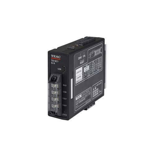 Acondicionador de señal para captor de fuerza - TD-SC1 - TEAC Corporation - RS-485 / en riel DIN / en bastidor