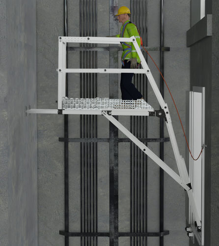 Andamio móvil - DSW SOLUTIONS - de fachada / para hueco de ascensor / modular