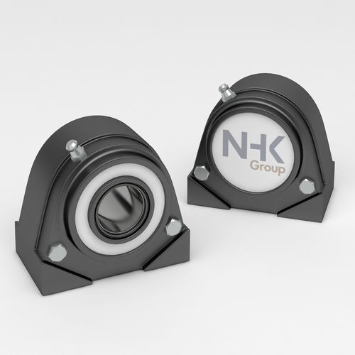 Soporte con rodamiento con brida - IP67 PA204 CC	 - NHK Group ApS - autoalineante / esférico / de acero inoxidable