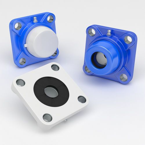 Soporte con rodamiento con brida - FPL series - NHK Group ApS - de bolas / de hierro fundido / de acero inoxidable