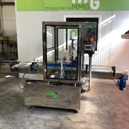 Tapadora-enroscadora lineal - TM-300 - Mmg Maquinaria - monobloque / aséptica / automática
