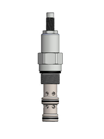 Válvula de alivio de presión de regulación - PR12-S6 - Hydrabase - compacto / hidráulico / de rosca