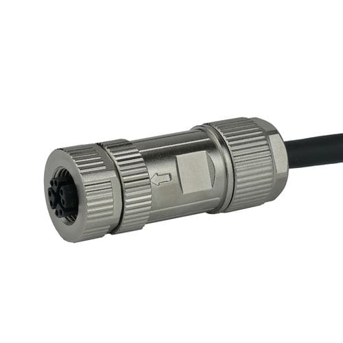 Conector de datos - 70112 - AIXONTEC - redondo / hembra / M12