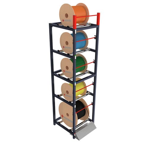 Sistema de estanterías para carretes - DRUMBull 80201 - AIXONTEC - de taller / comercial / con tablas