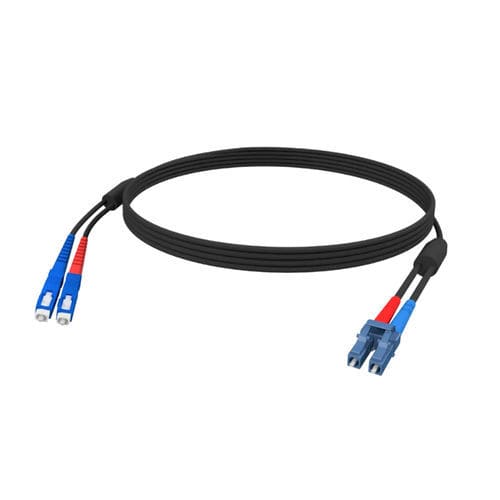 Cable de conexión de fibras ópticas - 40101.LC-SC-DX - AIXONTEC - de tipo SC / monomodo / dúplex