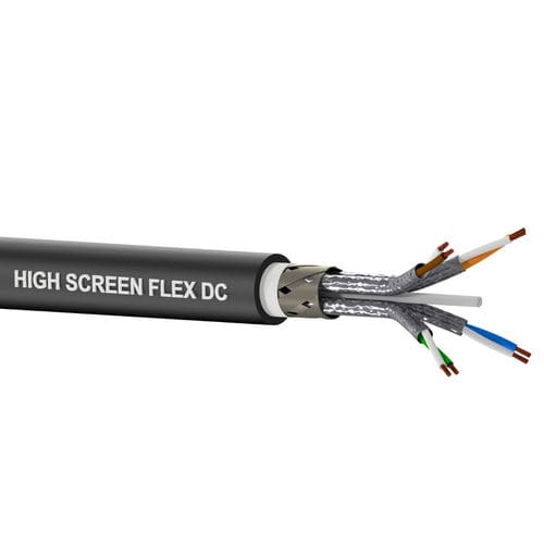Cable óptico de datos - HIGHSCREENFLEX - AIXONTEC - Ethernet / blindado / antipropagación de llamas