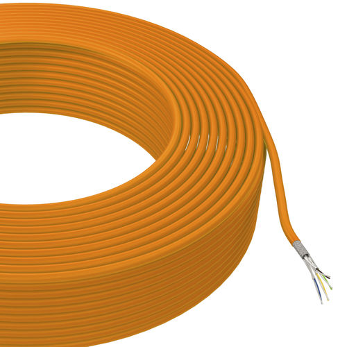 Cable eléctrico de red - AIXONLAN - AIXONTEC - de datos / antipropagación de llamas / redondo