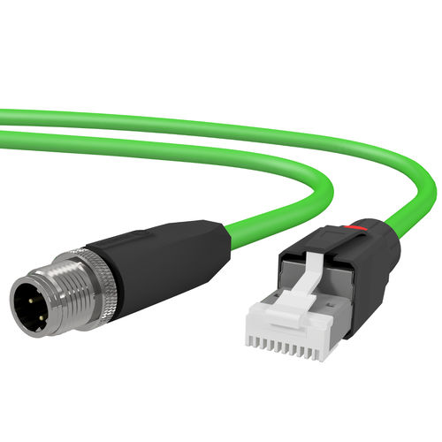 Cable eléctrico de datos - CC102190701.GN - AIXONTEC - Ethernet / RJ45 / antipropagación de llamas