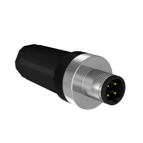 Conector de datos - 70101.ST - AIXONTEC - de red / Ethernet / redondo