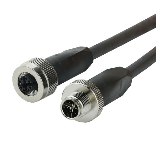 Cable de conexión robusto - M12/20 - AIXONTEC - CAT 6a