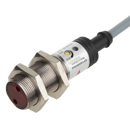 Sensor fotoeléctrico retrorreflector - EP1820PPAS - Carlo Gavazzi Automation SpA - cilíndrico / polarizado