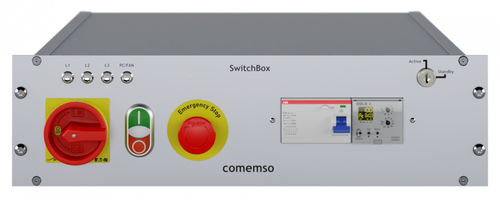 Unidad de distribución de alimentación en bastidor - comemso electronics GmbH - trifásica / para telemando
