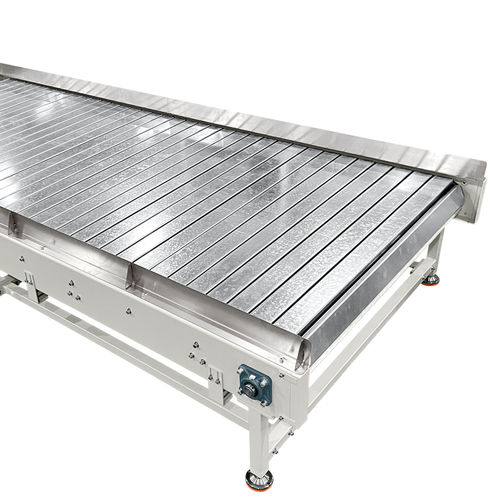 Transportador con rampa - Kunshan Bifa Automation Technology Co., Ltd. - horizontal / anchas / para piezas de recambio