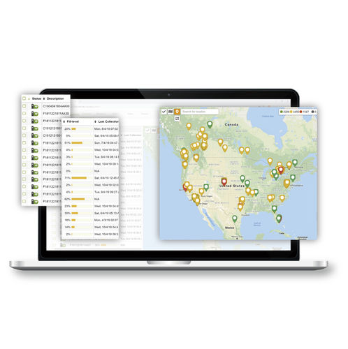 Software de gestión - CCN - Ecubelabs - de supervisión / de mando / para la gestión de residuos