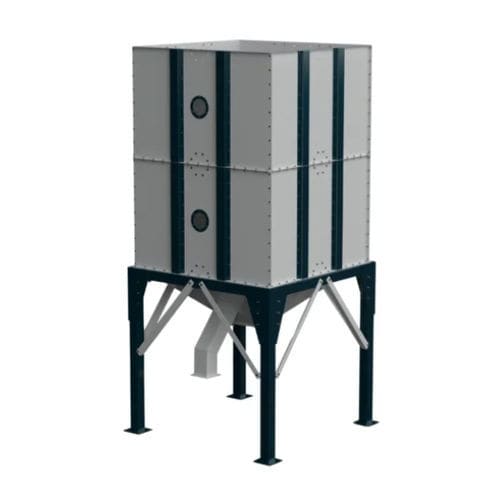 Silo con fondo plano - SRD Machine Agriculture and Construction Industry Trade Limited Company - de cemento / para cereales / para la industria alimentaria