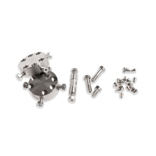 Racor para gas - ASDevices - de rosca / inoxidable / de muestreo