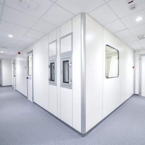 Panel sándwich alma de lana de roca - Cleanroom Italia srl - cara de aluminio / para muro