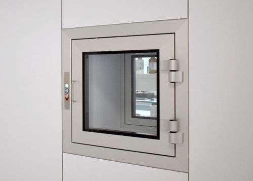 Trampilla de paso para sala blanca - Cleanroom Italia srl - con luz UV