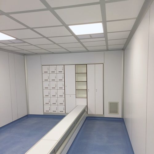 Taquilla de acero inoxidable - Cleanroom Italia srl - de HPL / automática