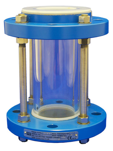 Ventanilla de observación de vidrio borosilicato - Corrosion Resistant Products Ltd. - de acero al carbono / con brida