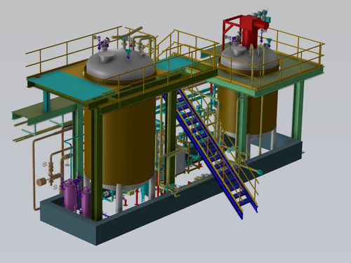 Reactor batch - Cukurova Muhendislik Elektrik Elektronik Mak. San.ve tic. A.S. - de proceso / a medida / refrigerado
