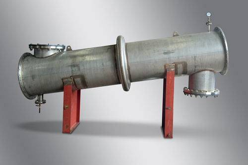 Condensador refrigerado por agua - Cukurova Muhendislik Elektrik Elektronik Mak. San.ve tic. A.S. - de acero inoxidable / para procesos químicos / para reactor
