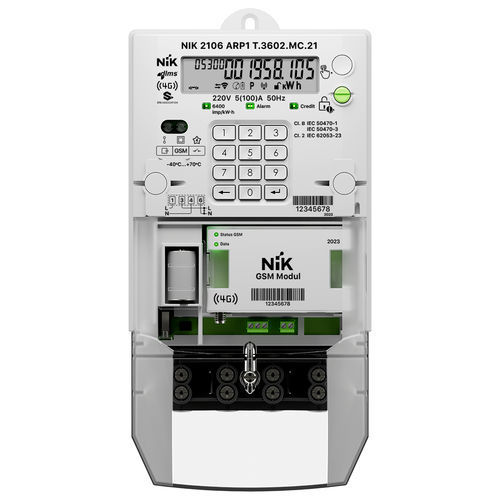 Contador de energía eléctrica trifásico - 2116 - NIK Electronics - en riel DIN / RS-485