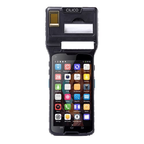 Ordenador de bolsillo con lector de huella digital - CM550X - CILICO - Android 11 / UHF / GPS