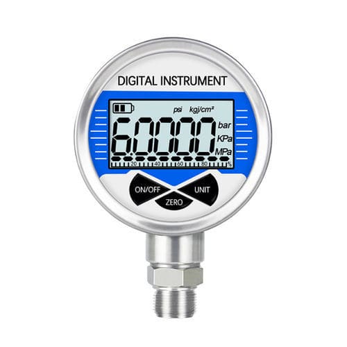 Manómetro con pantalla LCD - YK60 - Xi'an Yunyi Instrument Co., Ltd. - NPT 1/4 / resistente a los productos químicos / para aplicaciones hidráulicas