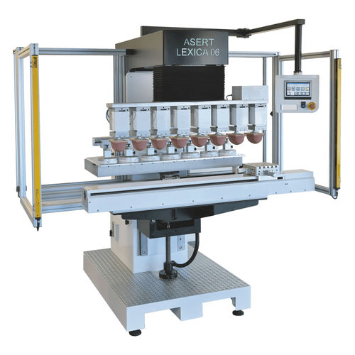Máquina de tampografía de 10 colores - LEXICA 06 - ASERT SRL - de tintero hermético / semiautomática / de 4 colores