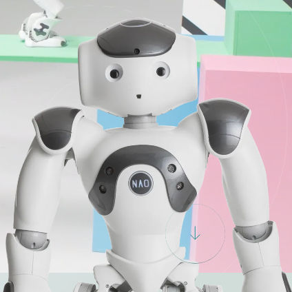 Robot de recepción autónomo - NAO - United Robotics Group GmbH - móvil / con navegación autónoma