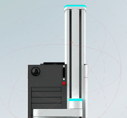 AGV de manipulación - Kevin - United Robotics Group GmbH - alimentado por batería / con plataforma