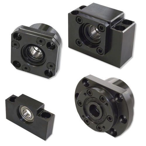 Soporte cojinete para tornillo de bolas - FLI - France Linéaire Industrie - de acero