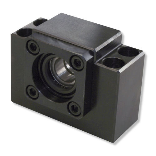 Soporte cojinete para tornillo de bolas - BK series - FLI - France Linéaire Industrie - fijo / con rodamiento de bolas de contacto oblicuo