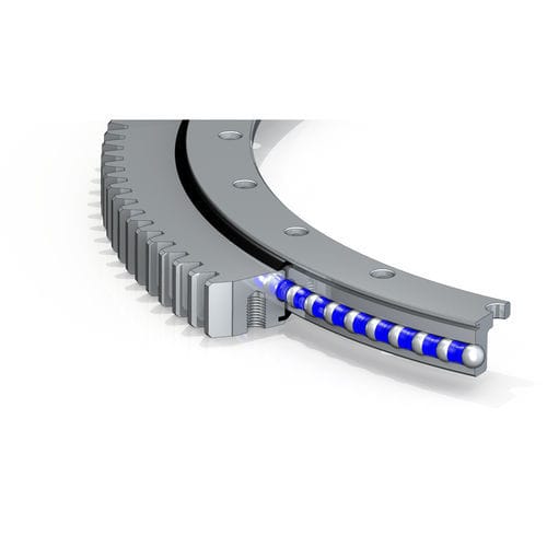 Corona giratoria de bolas de cuatro puntos de contacto - SS 1B20 L - Reel Makina - sin dientes / de una sola hilera / para grandes cargas